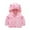 Pink, variant on Toimothcn Jackets For Toddler Child Cute Cartoon Cow Printed Coat Jacket Warm Thickened Fleeced Zipper Up Casual Outwear With Pockets Crew Neck Loose Fit Comfy Winter Clothes