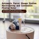 thumbnail image 4 of Automatisk cirkulerande vattenfontän för katter, intelligent vattenautomat för husdjur, rinnande vatten för kattungar, träblomma Wooden Flower, 4 of 4