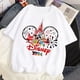 thumbnail image 3 of Camiseta de algodón con dibujos animados de Disney para niños, ropa de verano de manga corta, informal, con cuello redondo, para niños y niñas, 3 of 5