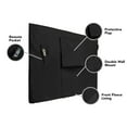 thumbnail image 5 of Covermates Outdoor Full TV Cover - Various Sizes, Durable Polyester, Weatherproof, Dustproof, Remote Pouch, Outdoor TV Covers, 50-54 Inch Screen Size, Black, 5 of 9