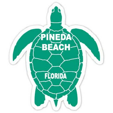 

Pineda Beach Florida 4 Green Turtle Shape Magnet