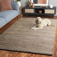 thumbnail image 3 of SAFAVIEH Natural Fiber Lue Striped Area Rug, Taupe/Bleach, 6' x 9', 3 of 11