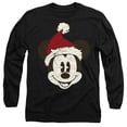 thumbnail image 1 of Disney  Adult Mickey Mouse Santa Face T-Shirt, 1 of 4