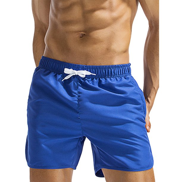 UKAP Men Casual Swim Trunks Board Short Bathing Suit Elastic Waist Surf