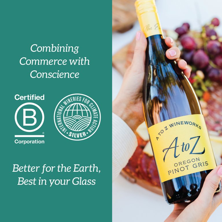 A to Z Wineworks Oregon Pinot Gris White Wine 750ml, 13.5% ABV