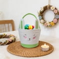 thumbnail image 6 of Sahpxhe Easter Woven Basket with Handle Eggs Hunt Storage Bunny Baskets for Living Room Bedroom Easter Decoration, 6 of 6