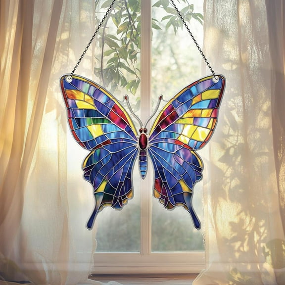 Butterfly Acrylic Suncatcher, Butterfly Ornaments, Memorial Gifts For Butterfly Lovers, Butterfly Sun Catcher For Window Hanging Decor