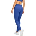 thumbnail image 5 of YOIAVAIOY Women's Stretch Workout Yoga Pants High Waist Drawstring Joggers Active Lightweight Sports Sweatpants with Pockets Blue S, 5 of 8