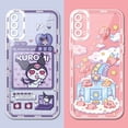 thumbnail image 2 of Kirby Kuromi funda de teléfono suave para Samsung Galaxy A53 A73 A13 A51 A71 A04 A04S A04E A14 A34 A54 A13 A23 A33 funda de silicona transparente xuanjing  unisex, 2 of 2
