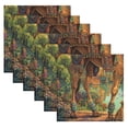 thumbnail image 6 of Satin Native Fab Cotton Dinner Napkin Ornate Camel by Temples Reusable, 6 of 8