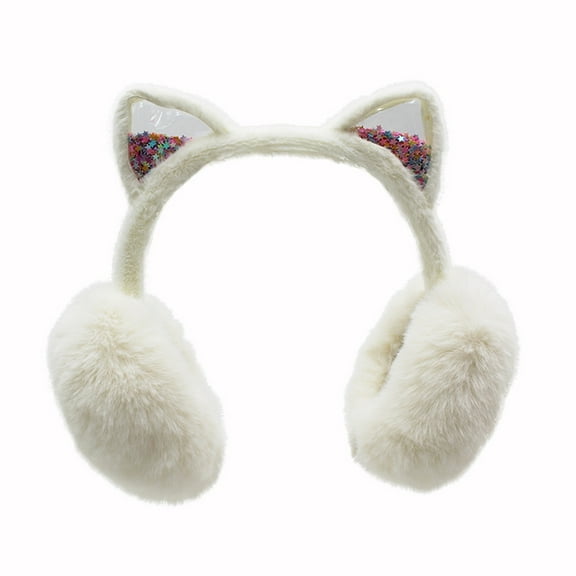 Furry Ear Warmer Snowboarding Fleecy Ear Muffs Cold Weather Insulated Outdoor for Women and Children of All Ages