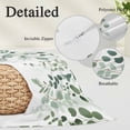thumbnail image 2 of Eucalyptus Leaf Sage Green Pillow Covers, Linen Long Throw Pillow Case, Spring Weeping Leaves Botanical Holiday Pillow Protector Decorative Cushion Cover for Living Room/Bedroom 20" x 26", 2 of 8