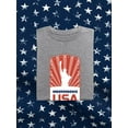 thumbnail image 3 of Independence Usa Emblem T-Shirt Men -Image by Shutterstock, Male Small, 3 of 4