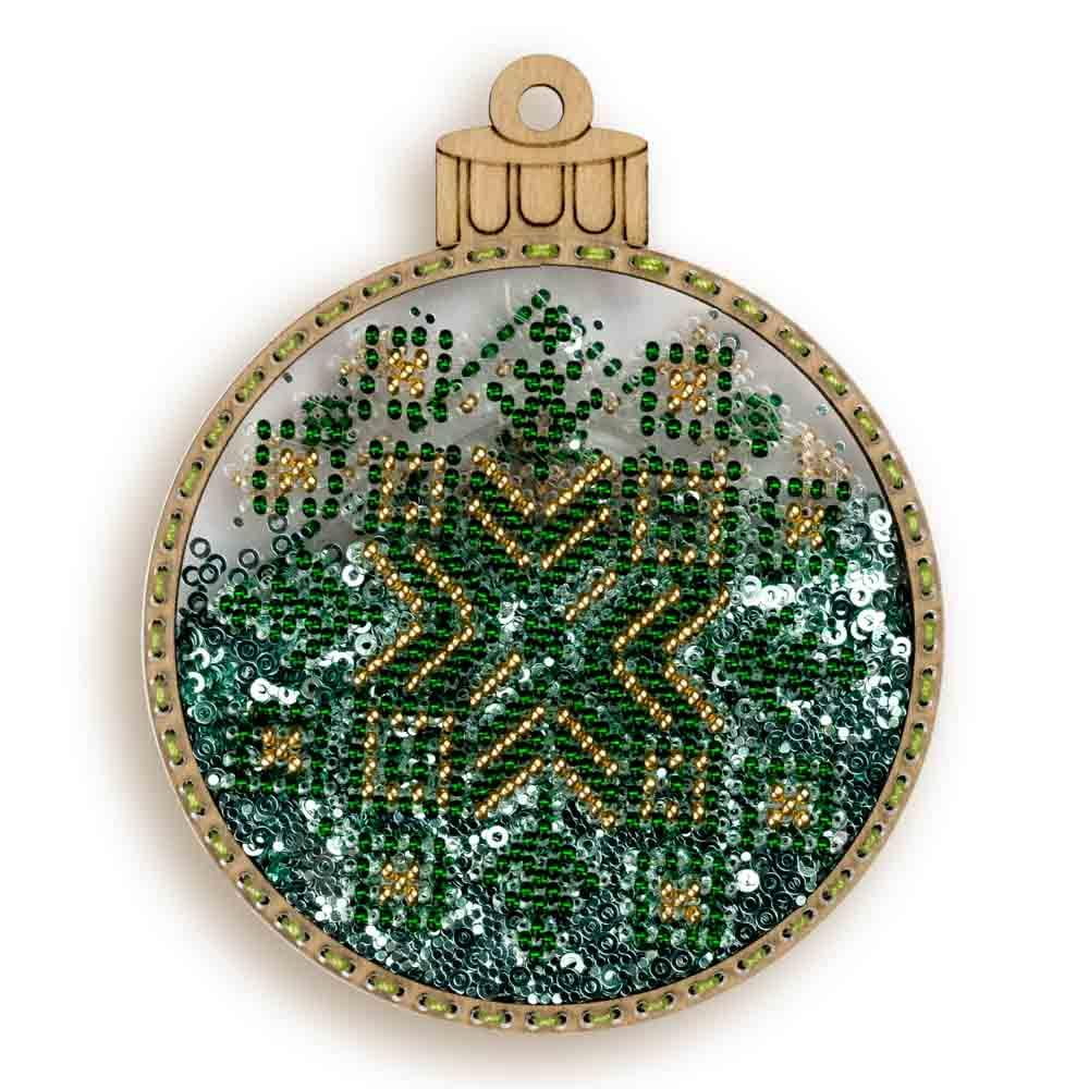 Set for embroidery with beads on a plastic base FLPL-059