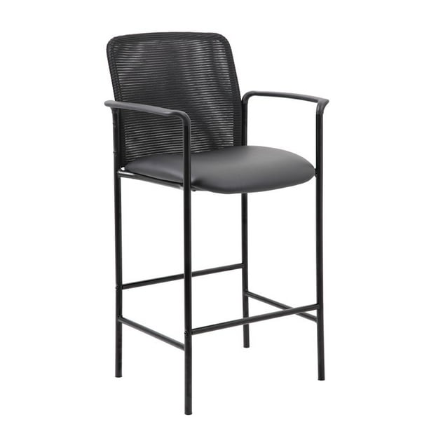 Boss Office Counter Height MeshBack Counter Stool with Arms Walmart