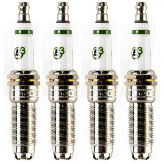 E3 E3.74 Taper Seat Spark Plug for Select Ford/GM Vehicles 14mm 1" Reach 4 PACK