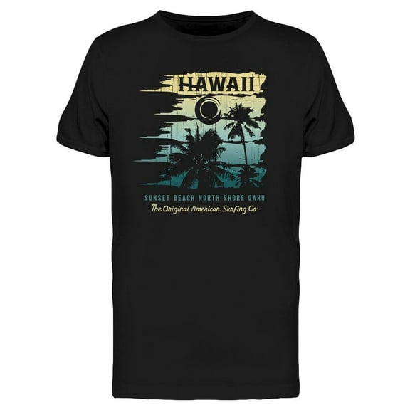Hawaii Sunset Beach. T-Shirt Men -Image by Shutterstock, Male XX-Large