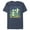 Navy Blue Heather, variant on Men's Rick And Morty Get Schwifty Dance Graphic Tee Navy Blue Large