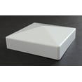 thumbnail image 4 of Pyramid True 5x5 (127mmx127mm) Plastic Fence Post Cap White 2, 4 of 6
