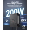 DEWENWILS 200W Outdoor Low Voltage Transformer with Timer and Photocell