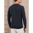 thumbnail image 2 of Coshow Men's Twisted Knitted Sweater Crewneck Slim Fit Casual Pullover Sweaters, 2 of 5