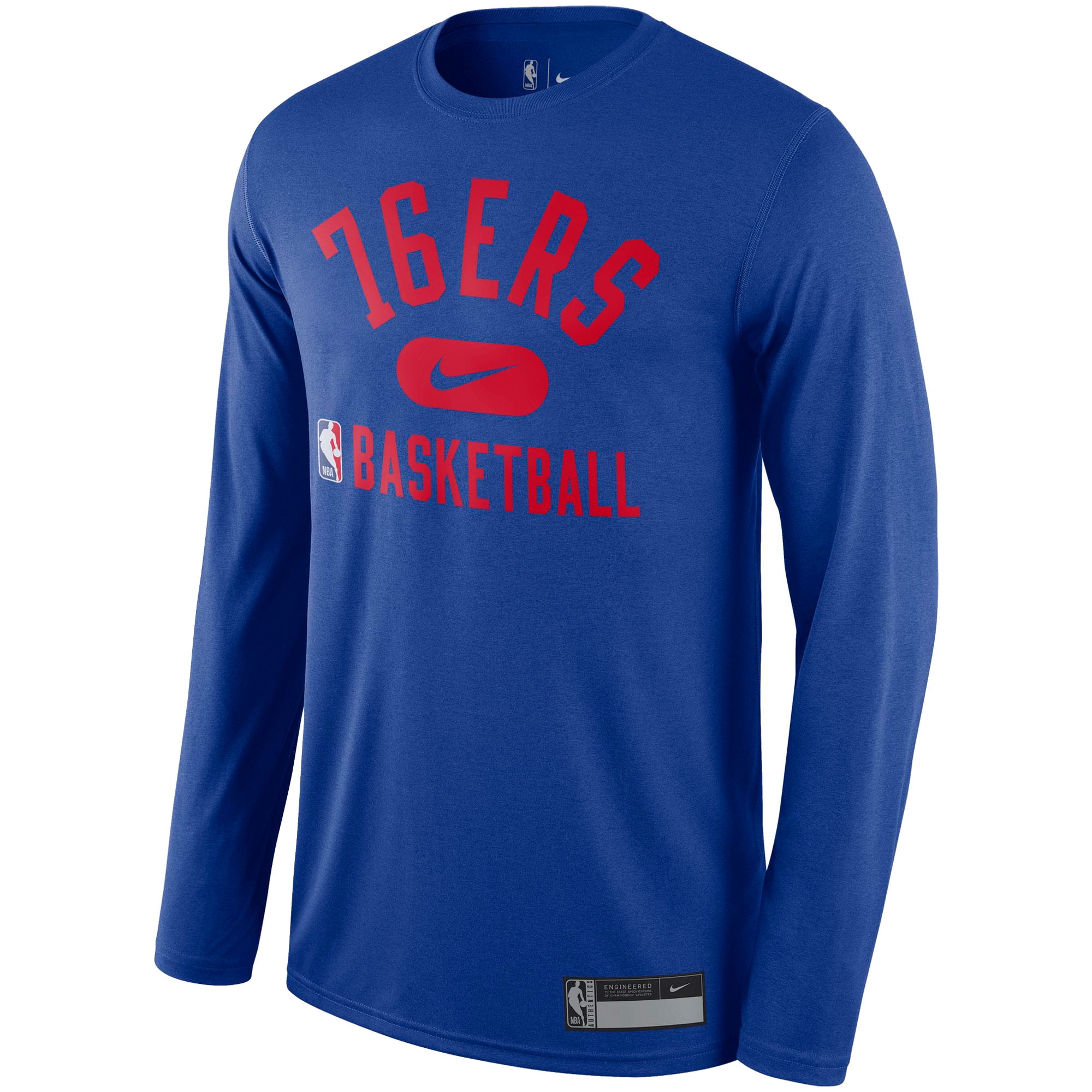Men's Nike Blue Philadelphia 76ers 2021/22 On-Court Practice Legend  Performance Long Sleeve T-Shirt - Walmart.com