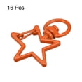 thumbnail image 3 of Unique Bargains Swivel Clasps Snap Hook, Star Shape Lobster Claw Clasp for DIY Orange 16Pcs, 3 of 7