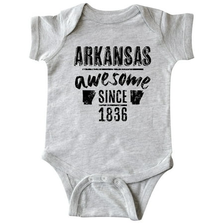 

Inktastic Arkansas Awesome Since 1836 Gift Baby Boy or Baby Girl Bodysuit