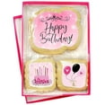 thumbnail image 4 of Happy Birthday Cookies Pink 3 Pack, 4 of 4