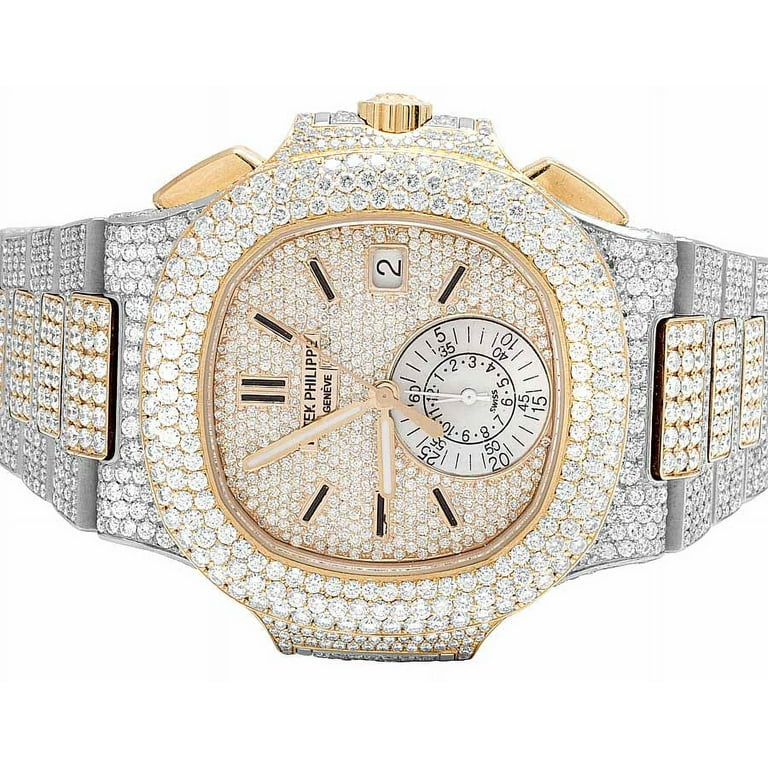 Patek Philippe Nautilus 5980 1AR 001 with 32.5 ct Vs Diamond