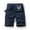 Dark Blue, variant on Cethrio Men's Vintage Belted Cargo Shorts- Casual on Clearance Plus Size with Pockets Cotton Dark Blue Summer Beach Shorts Size M
