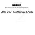 thumbnail image 2 of Kugel Rear Wheel Bearing Hub Assembly 70-512660 for Car 2016-2021 Mazda CX-3 AWD, 2 of 11