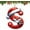 S, variante sur AHMT Père Noël Rouge 26 Lettres Arbre de Noël A à Z Ornements, Ornement Suspendu de Noël 26 Lettres, Pendentif Suspendu Alphabet de Noël pour Bricolage Ornements, Étiquettes de Nom Suspendues pour Arbre de Noël(C)