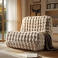 thumbnail image 6 of Ovios Bean Bag Chair Oversized Giant Lazy Floor Sofa Togo Couch for Adults and Kids Plush Faux Cloud Fireside Chair for Living Room Bedroom Dorm Office,Beige, 6 of 9
