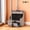 Gray, variant on Broom and Dustpan Set with Upright Combo for Home, Long Handle Floor Sweeper in White