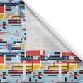 thumbnail image 3 of Ambesonne Modern Kitchen Curtains, Colorful Digital Stripes, 55"x36", Multicolor, 3 of 3