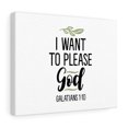 thumbnail image 4 of Scripture Walls  I Want To Please God Galatians 1:10 Bible Verse Canvas Christian Wall Art Ready to Hang Unframed, 4 of 12