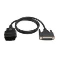 thumbnail image 1 of Adaptador de diagnóstico, conector obd2 de 102 cm/40 Pulgadas de Reemplazo Masculino A DB25 Para El Programador CLAVE SBB V33 Para Car, 1 of 7