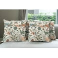 thumbnail image 6 of Ambesonne Floral Eucalyptus Throw Pillow Cover 4 Pack, Tender Garden, 16", Pale Rose Slate Blue, 6 of 7