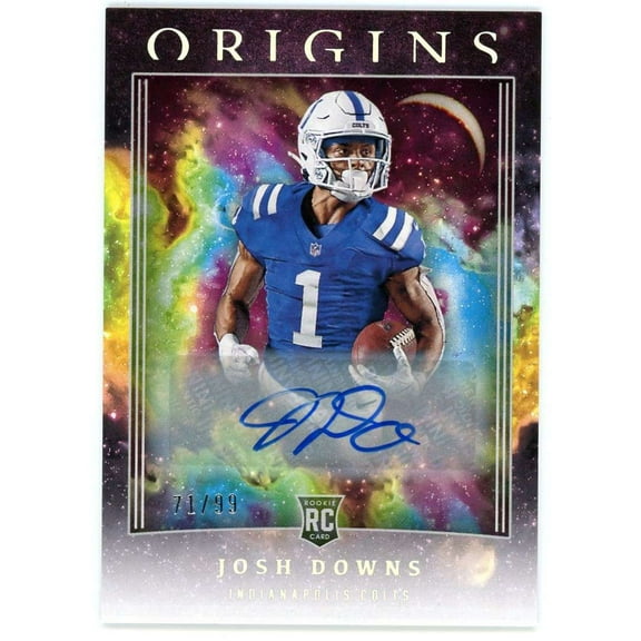 NFL 2023 Panini Origins 71/99 Josh Downs #128 (Rookie Auto)
