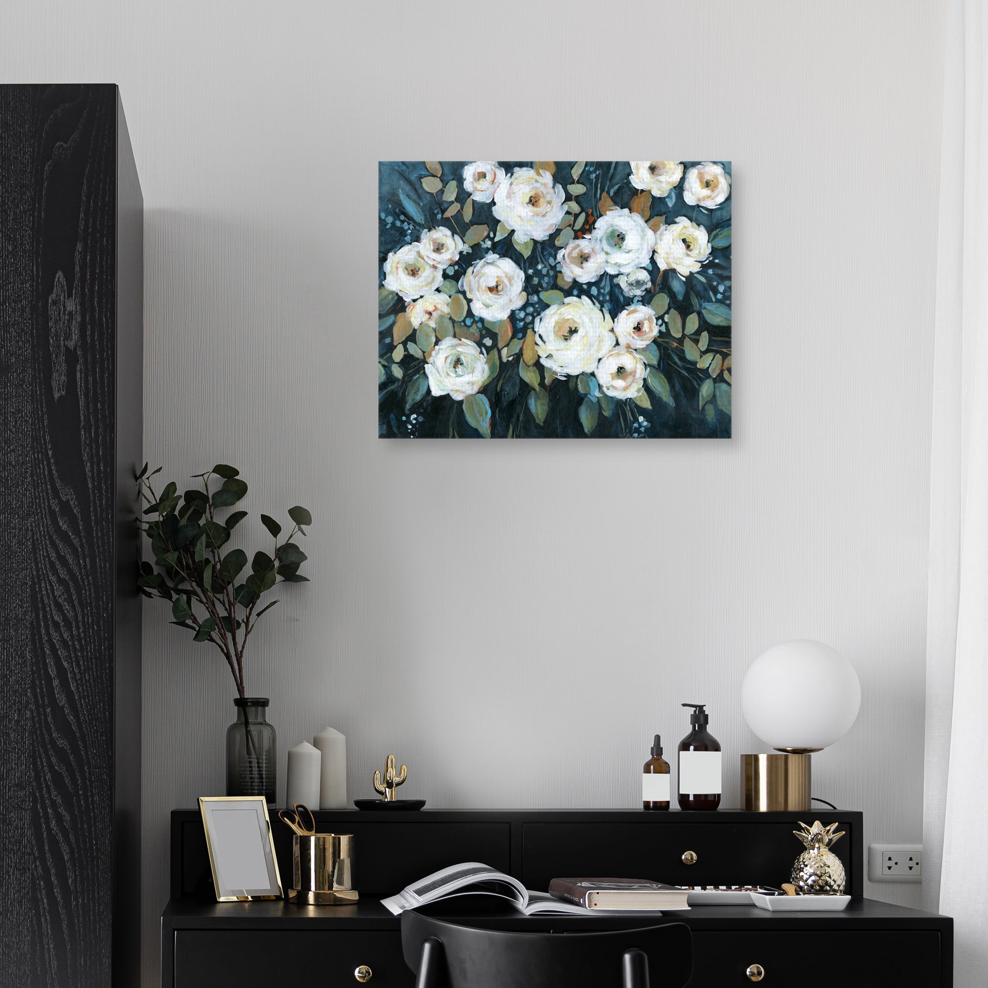 Moonlit Garden I by Carol Robinson Canvas Art Print