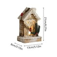 thumbnail image 2 of LED Lighted Wooden Christmas Village Winter Scene,Tabletop Holiday Decor for Home Desk, Mini Christmas Cabin Decorations for Xmas Tabletop Adornments Displays, 2 of 8