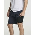 thumbnail image 4 of 3 Pack: Men's 2 in 1 Dry-Fit 7" Running Shorts with Compression Liner Pockets - Workout Gym (Available in Big & Tall), 4 of 6