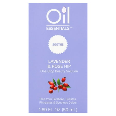Oil Essentials Soothe Lavender & Rose Hip Beauty Oil, 1.69 fl (Best Essential Oil For Wrinkles On Face)