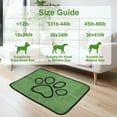 thumbnail image 3 of Alfombrilla de césped única para perros, almohadillas lavables para orinar, absorbentes y reutilizables para entrenamiento, verde 18"x24", 3 of 7