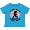 thumbnail image 3 of Inktastic Girls Karate Black Belt in Training Girls Toddler T-Shirt, 3 of 5