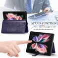 thumbnail image 5 of Compatible with Samsung Galaxy Z Fold 5 Case Leather Wallet Flip Magnetic Closure Shockproof Protective Case with Card Slots and Stand Phone Case for Samsung Galaxy Z Fold 5. Mandala Purple, 5 of 16