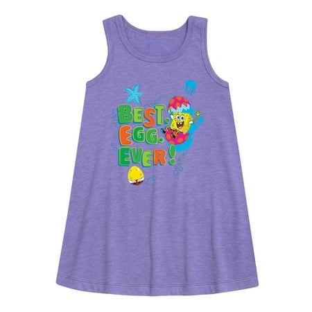 

SpongeBob Squarepants - Best Egg Ever - Toddler and Youth Girls A-line Dress