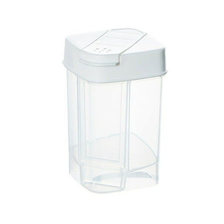

Kitchen Clear Seasoning Container Heavy Duty Spice Jar Shakers for Salt Sugar Spice Pepper