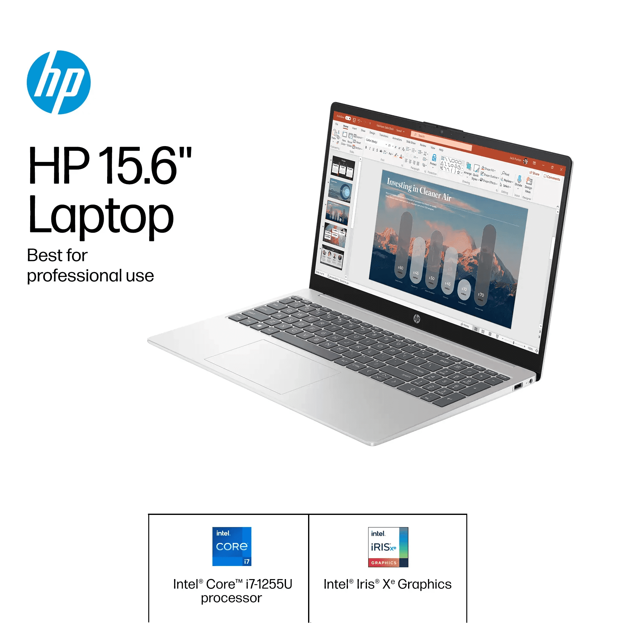 HP Touch Laptop - Intel Business Laptop i7-1255U Beat i9-8950HK - 15.6" FHD Display - 32GB RAM -2TB PCIe SSD - Intel Iris Xe Graphics - W/Mouse